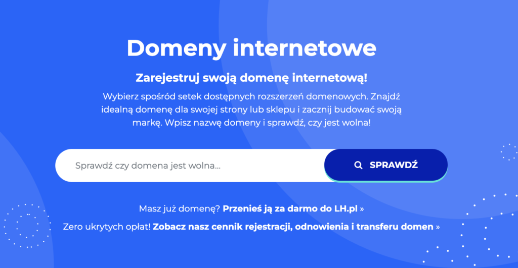 Jak zarejestrować domenę - sprawdź czy jest wolna